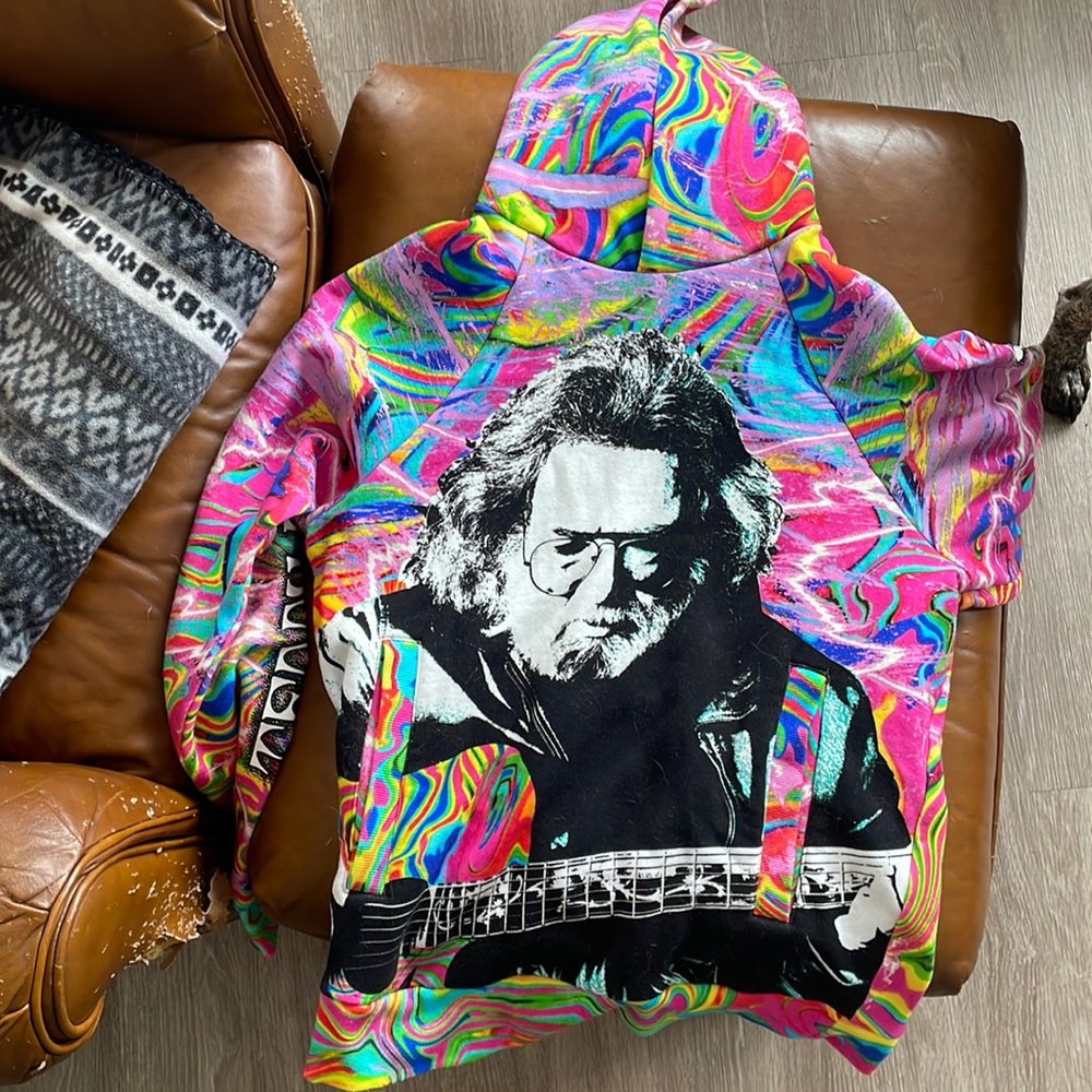 Teddy fresh x jerry Garcia Grateful Dead tye dye hoodie brand new hardly worn
